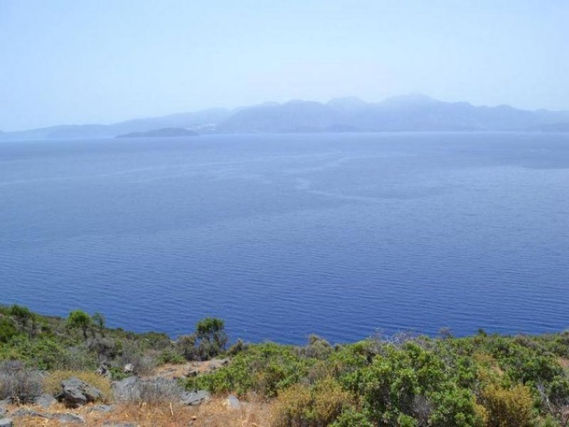 Schisma Eloundas Kreta, Elounda: Großes, erstklassiges Grundstück in erster Meereslinie zu verkaufen Grundstück kaufen